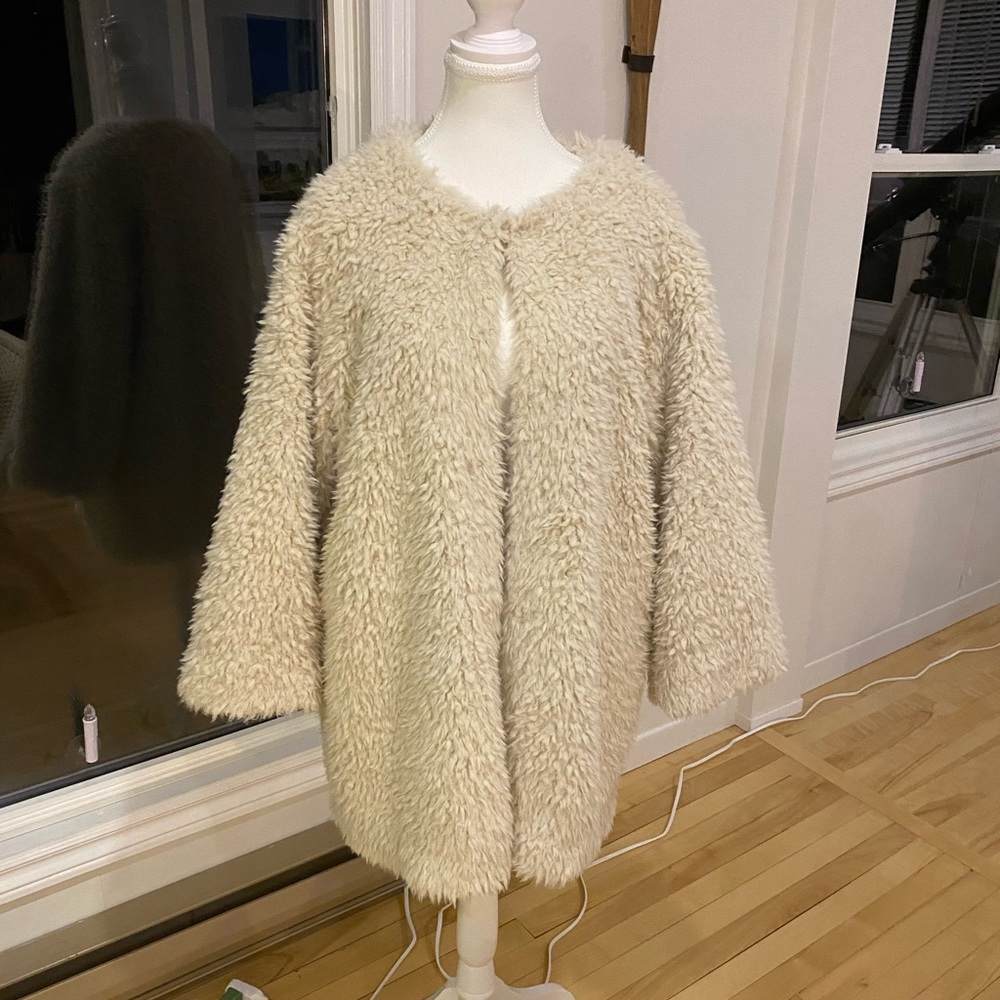 Faux fur coat